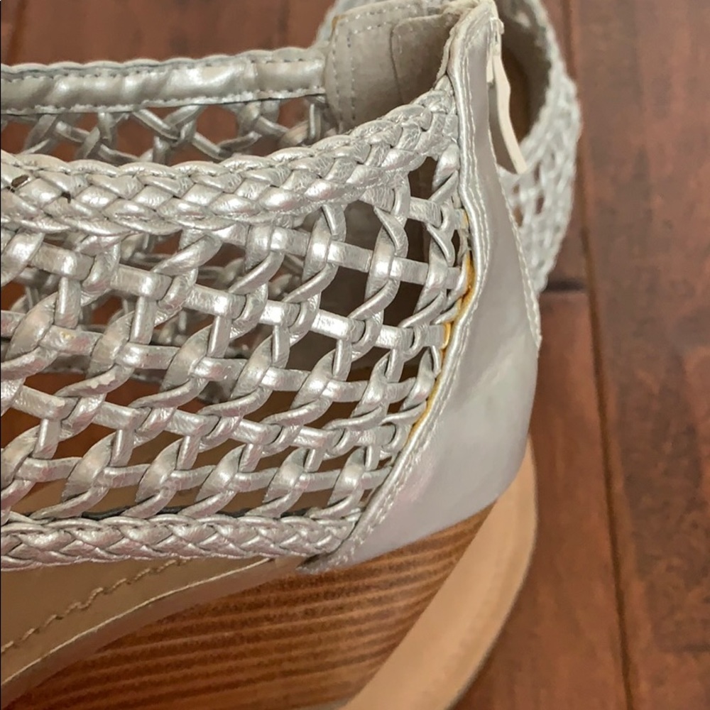 Bcbgeneration Silver Netted Wedges - image 7